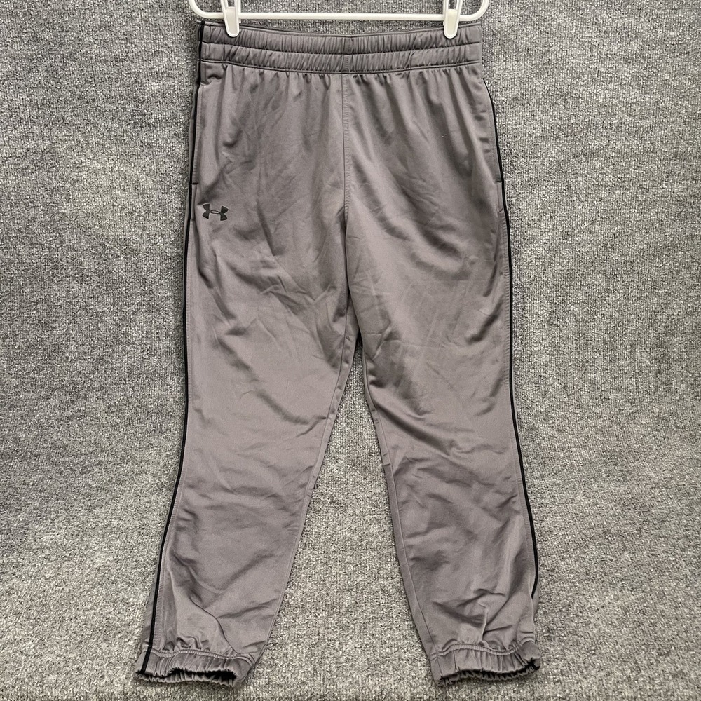 Underarmour Loose Gear Sweatpants Men's Sz L Gray Pockets Drawstring 1265857